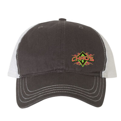 Team Logo - Softstyle Garment-Washed Trucker Cap Thumbnail